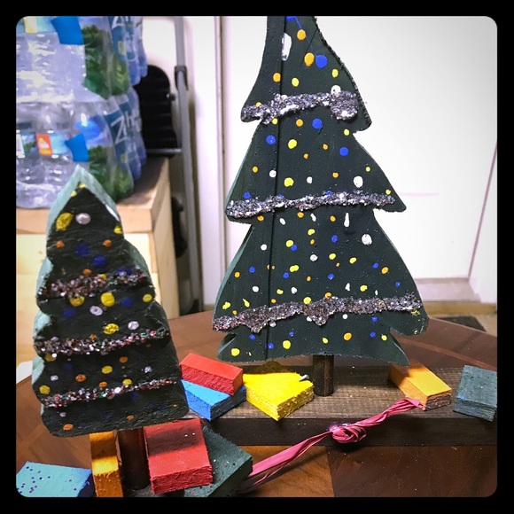 Homemade Christmas Tress! Hand Carved! - Picture 1 of 1